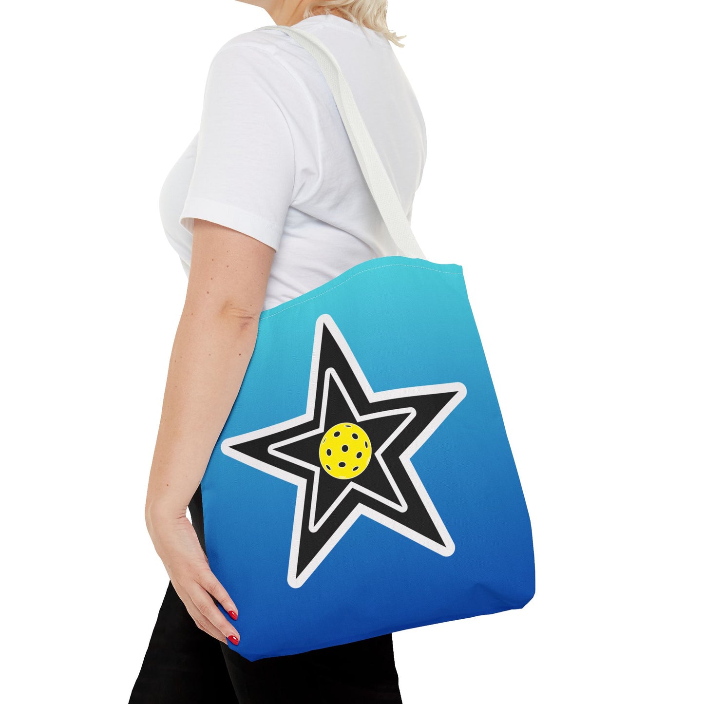 Pickleball Star Tote Bag - Pickleball player tote bag shopping and gear