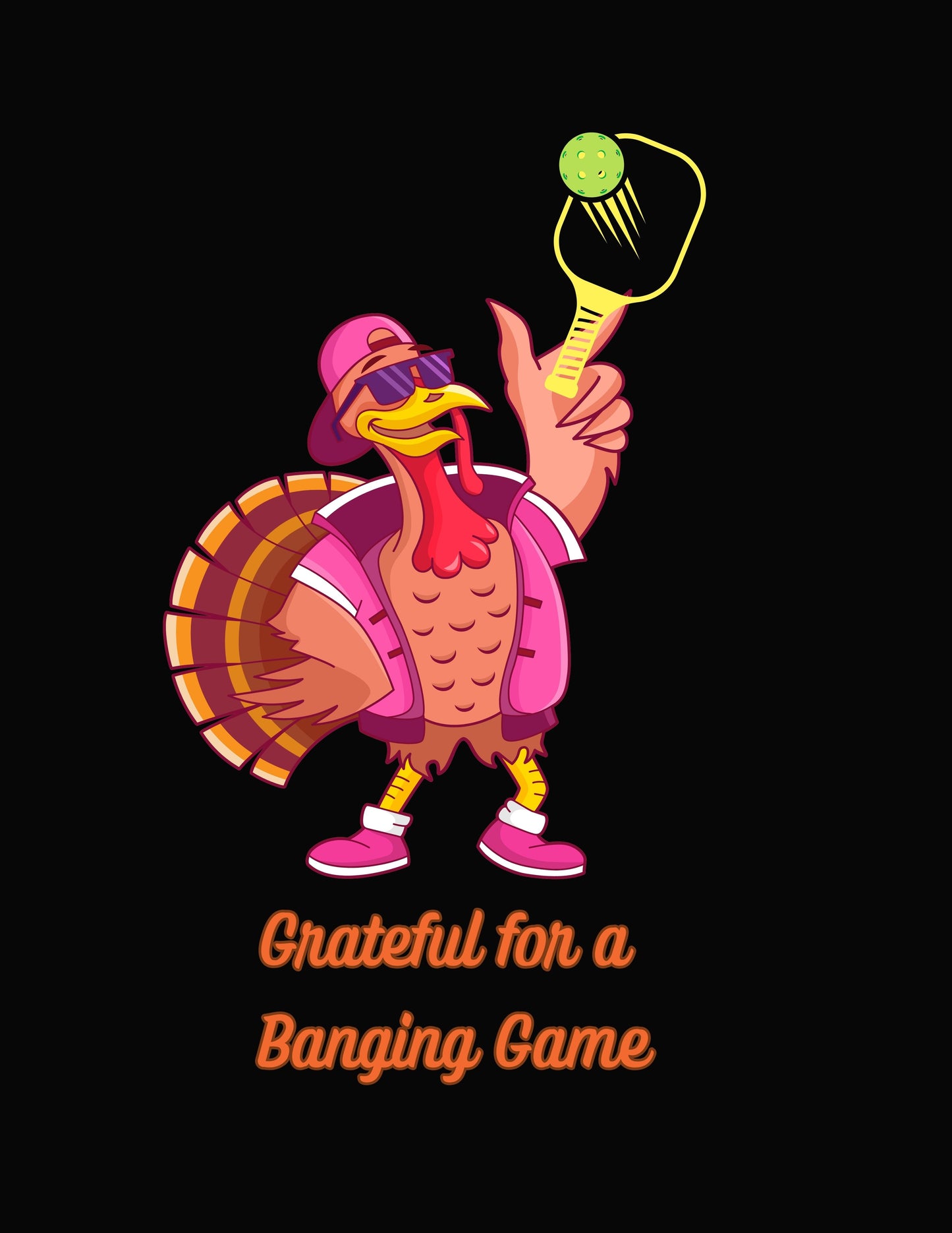 Thanksgiving Pickleball Banger Unisex Softstyle T-Shirt, Play Hard Motto Tee, Gift for Pickleball Player, Funny Pickleball Shirt, Pickleball