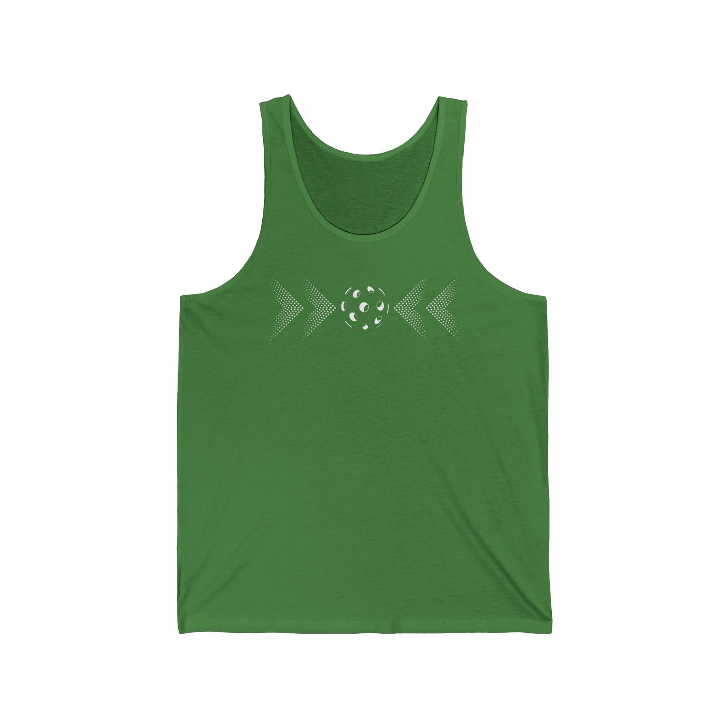 Modern Pickleball Tank Top style - Unisex style to wear on and off the court-gift or court apparel-dark image