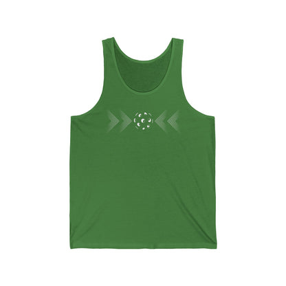 Modern Pickleball Tank Top style - Unisex style to wear on and off the court-gift or court apparel-dark image