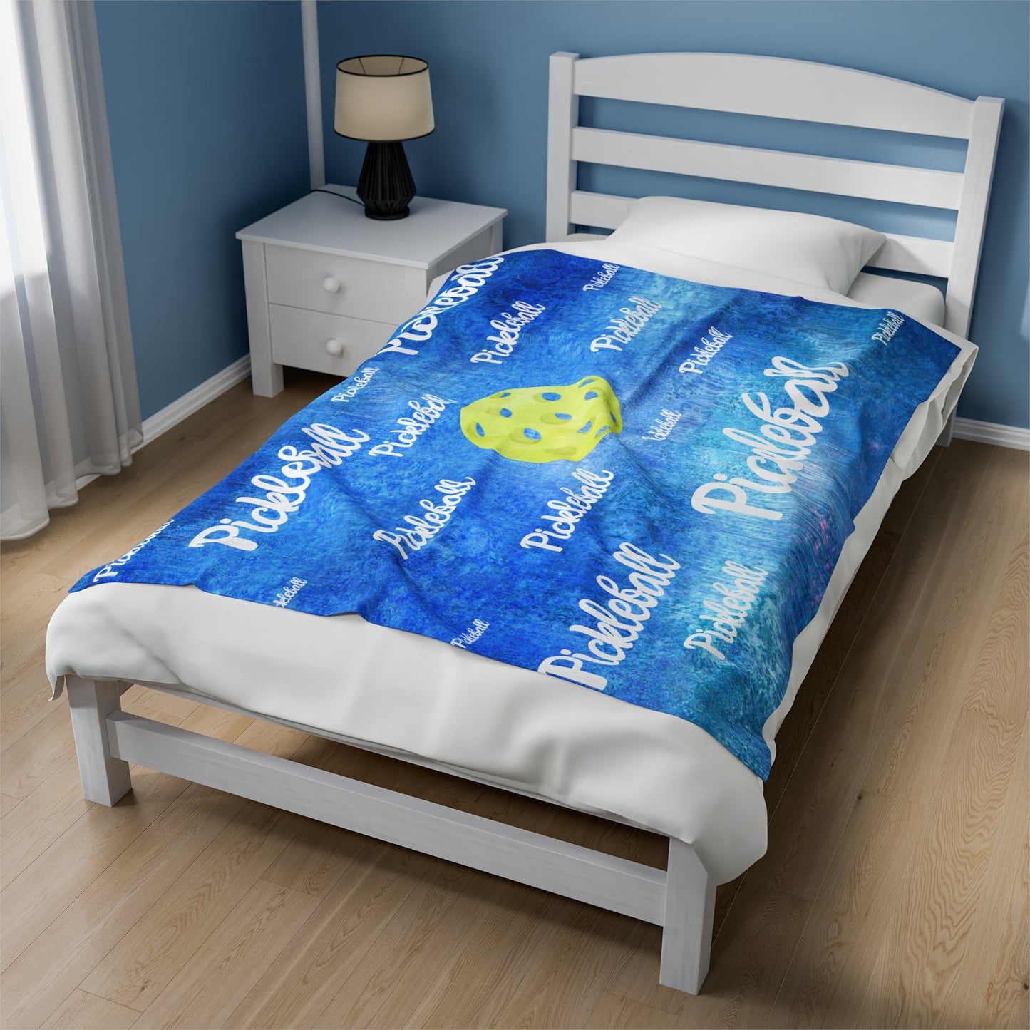 Plush Blanket - Pickleball Design, Small to Extra Large sizes - Gift for Home | the court is calling and I must go style