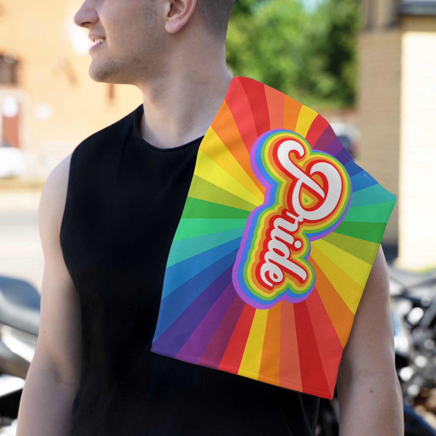 Pride Pickleball Towel - pickleball player sports rally kitchen bathroom towel