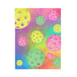 Plush Blanket - Pickleball Design, Small to Extra Large sizes - Gift for Home | floating pickleball multi color style