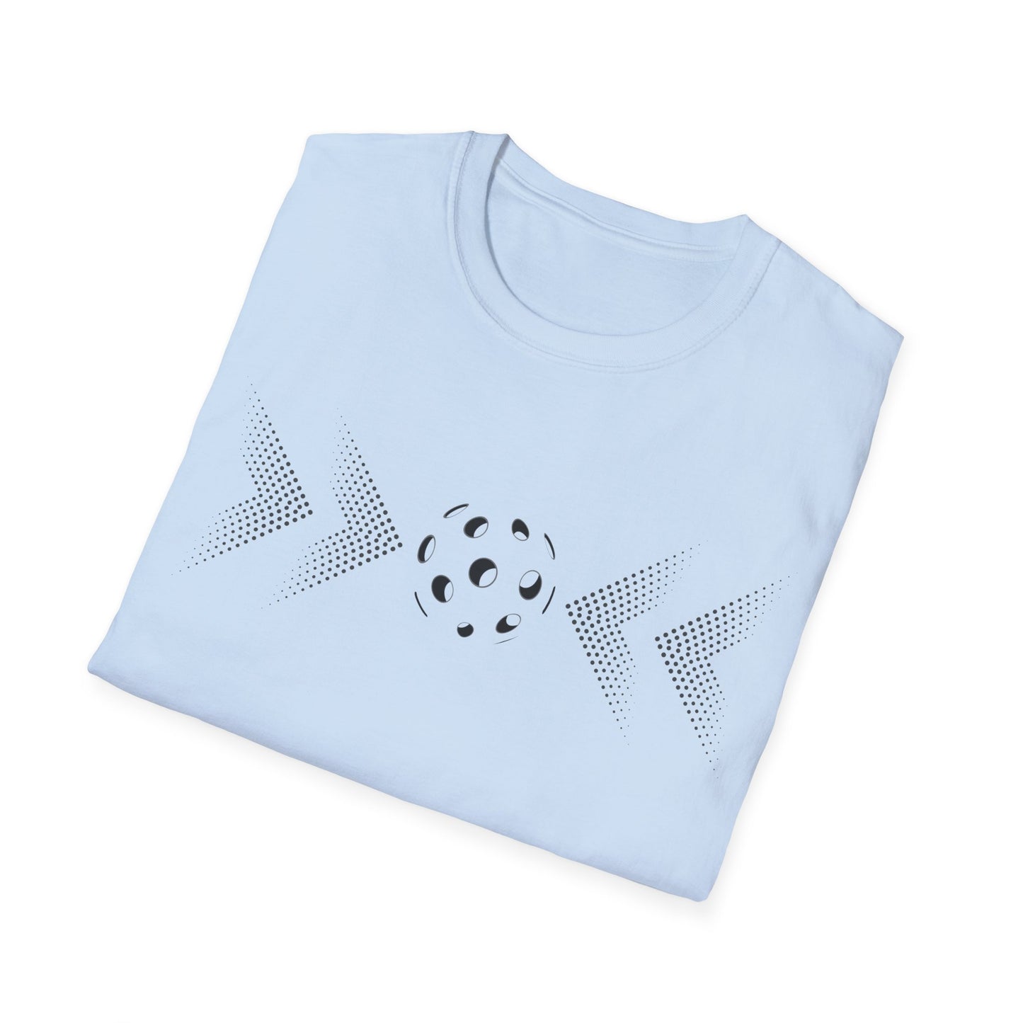 Modern Pickleball T-Shirt on or off the court-Unisex style and extra softness for ease wear-gift or court apparel-dark image