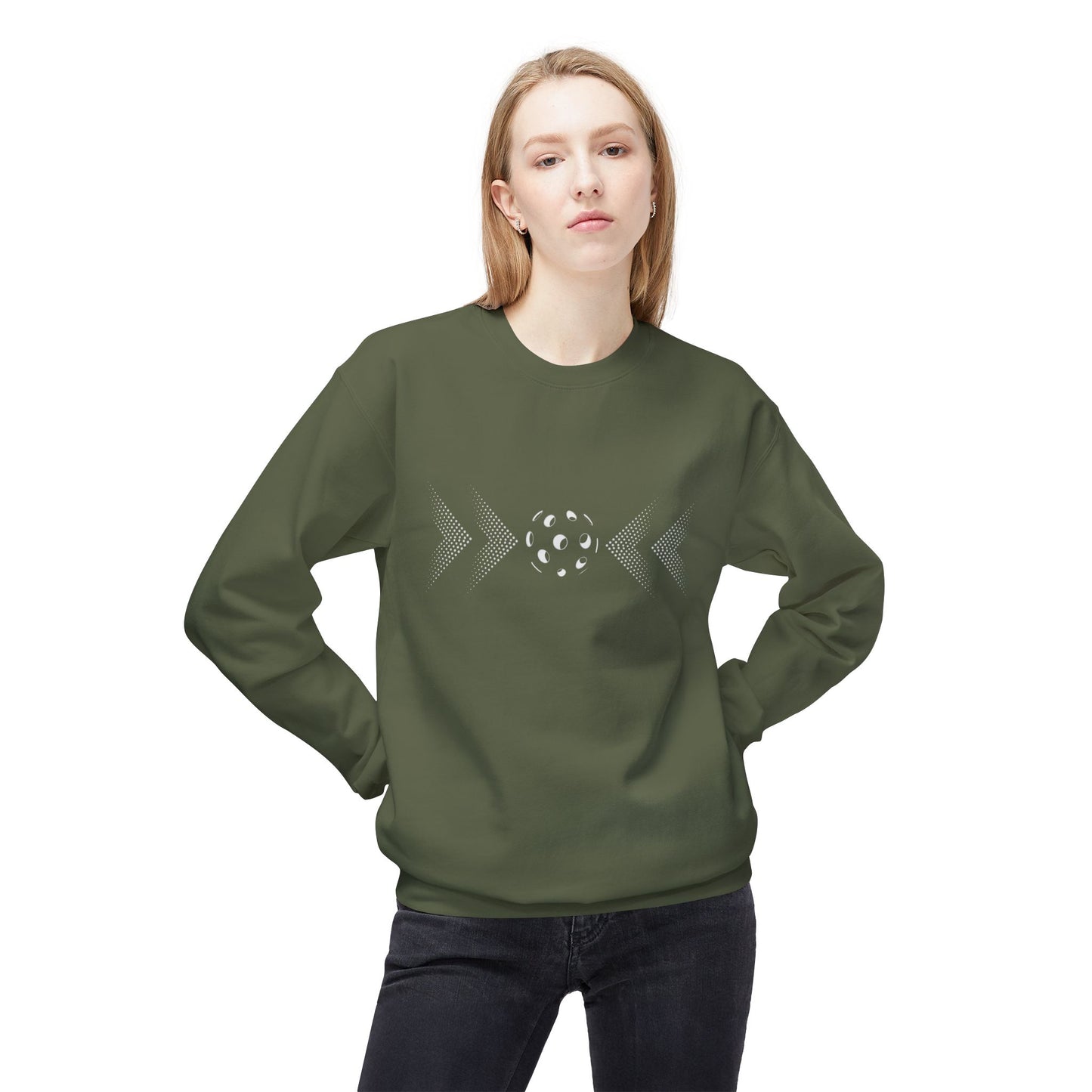 Minimalist Pickleball Unisex Classic Sweatshirt - Court Apparel Hooded Sweatshirt -clothing gift