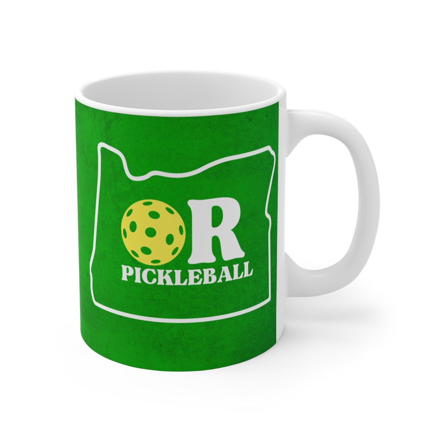 Oregon Green Pickleball Coffee Mug - Oregon state pickleballer cup mug