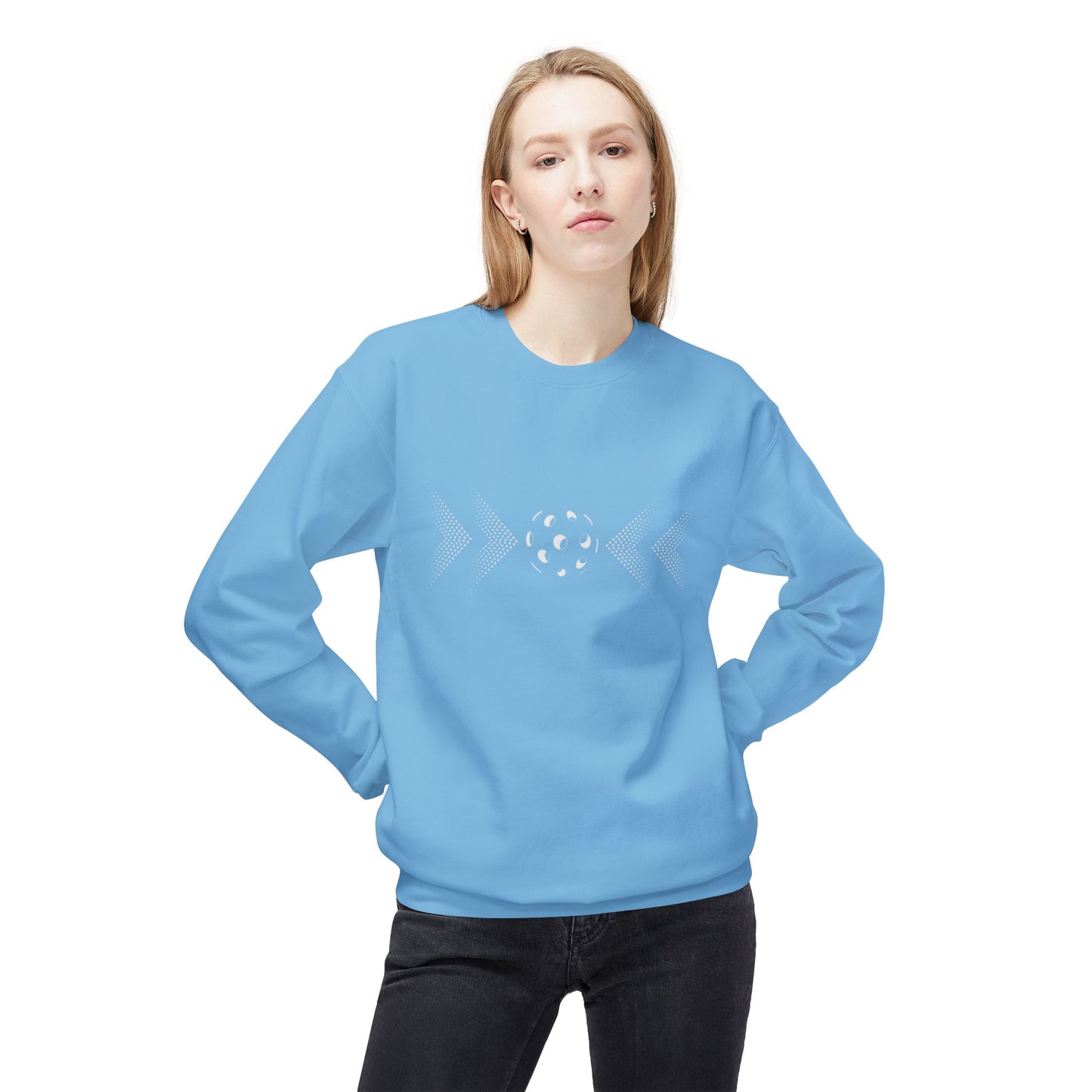 Minimalist Pickleball Unisex Classic Sweatshirt - Court Apparel Hooded Sweatshirt -clothing gift