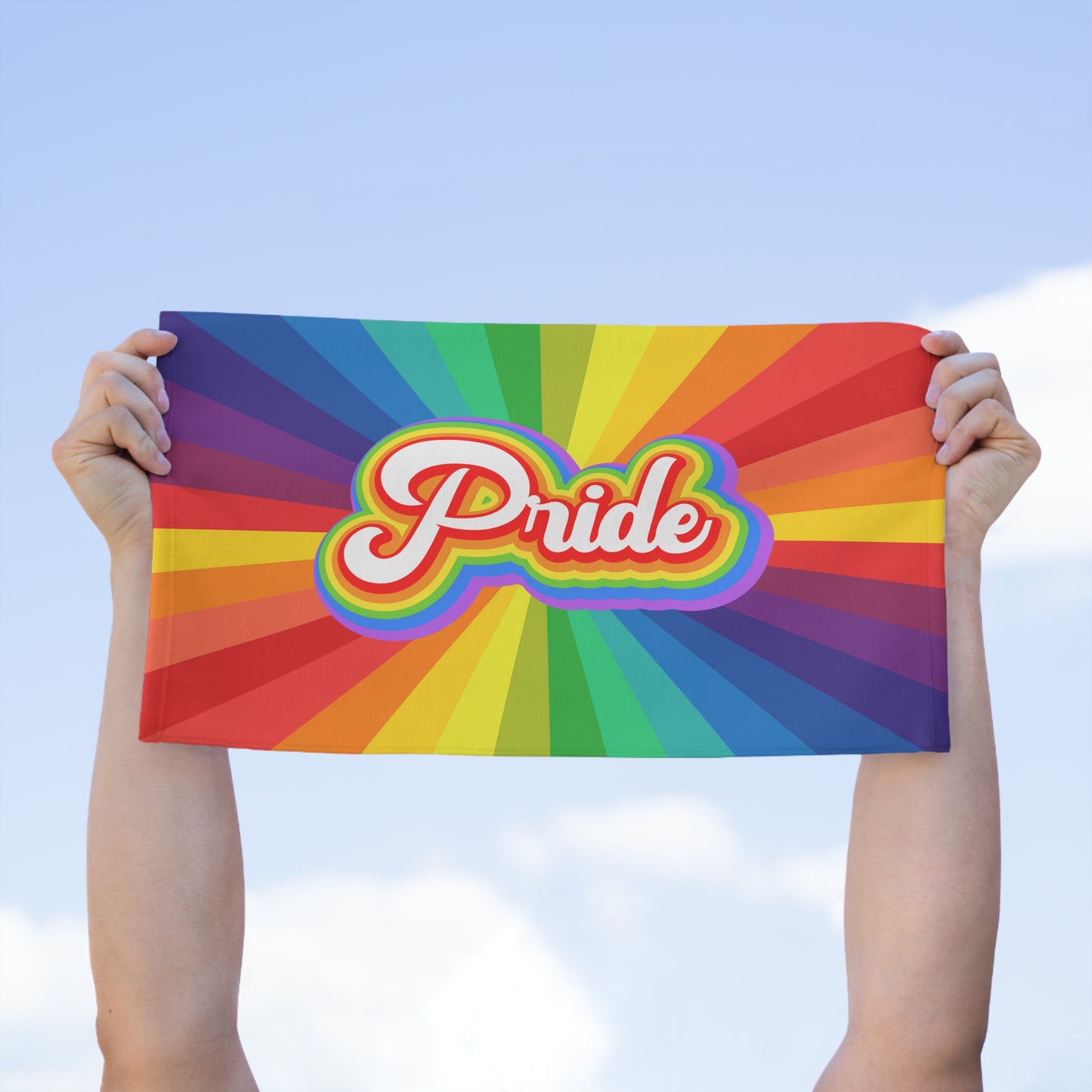 Pride Pickleball Towel - pickleball player sports rally kitchen bathroom towel