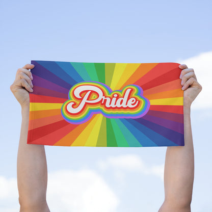 Pride Pickleball Towel - pickleball player sports rally kitchen bathroom towel