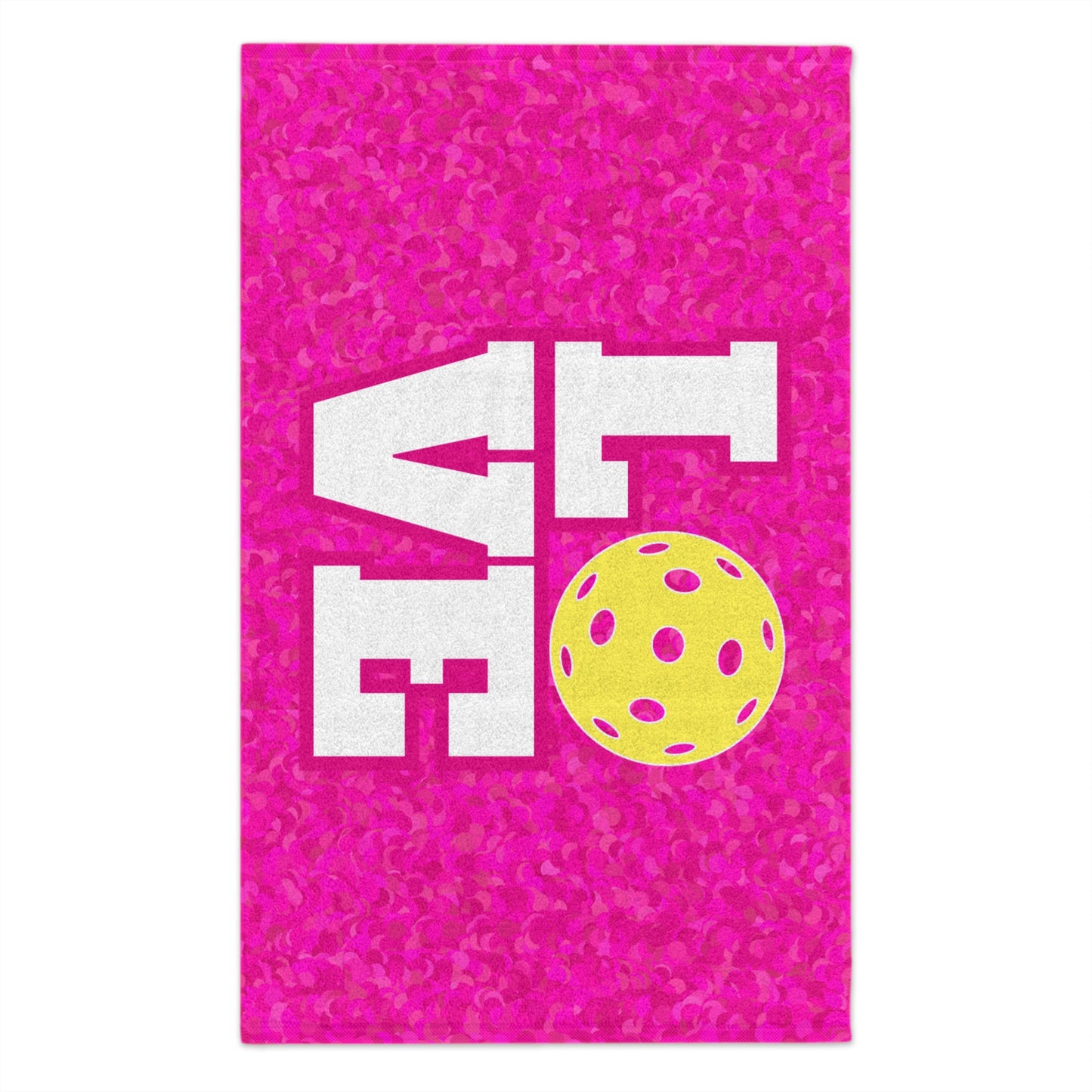 LOVE Pickleball Towel - pickleball player sports rally kitchen bathroom towel