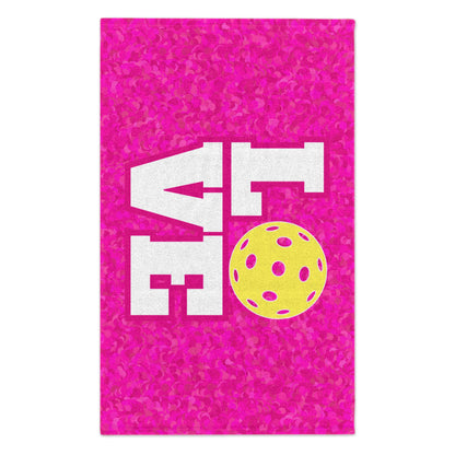 LOVE Pickleball Towel - pickleball player sports rally kitchen bathroom towel