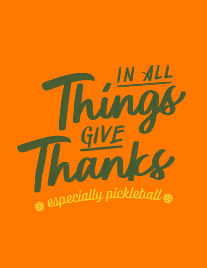 Thanksgiving Pickleball T-Shirt, Unisex Shirt for Players, Thankful Pickleball Tee, Sports Gift, Game of Pickleball Top
