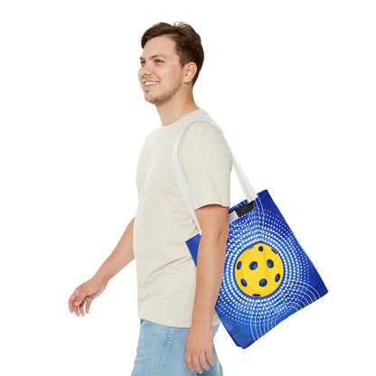 Modern Blue Pickleball Tote Bag - Shopping and Tote Bag Accessories Pickleball Player