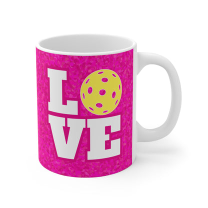 Love Pickleball Mug - Pickleball coffee mug cup for Pickleball players