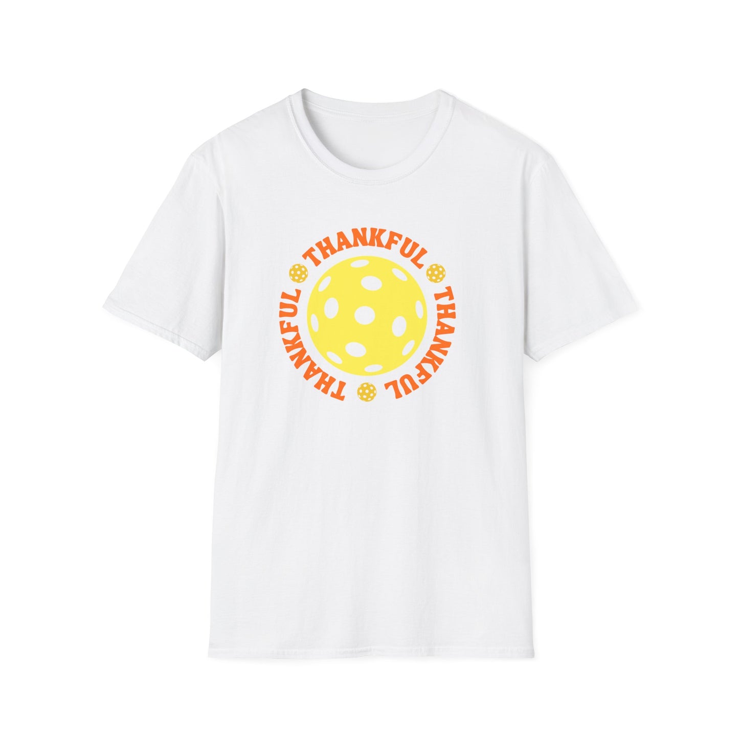 Thankful Thanksgiving Pickleball T-Shirt, Grateful Pickleball Tee, Holiday Sports Shirt, Pickleball Lover Gift, Thankful Graphic Tee