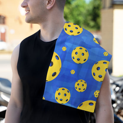 Galaxy Blue Pickleball Rally Towel - courts, kitchen, bathroom towel for Pickleball player