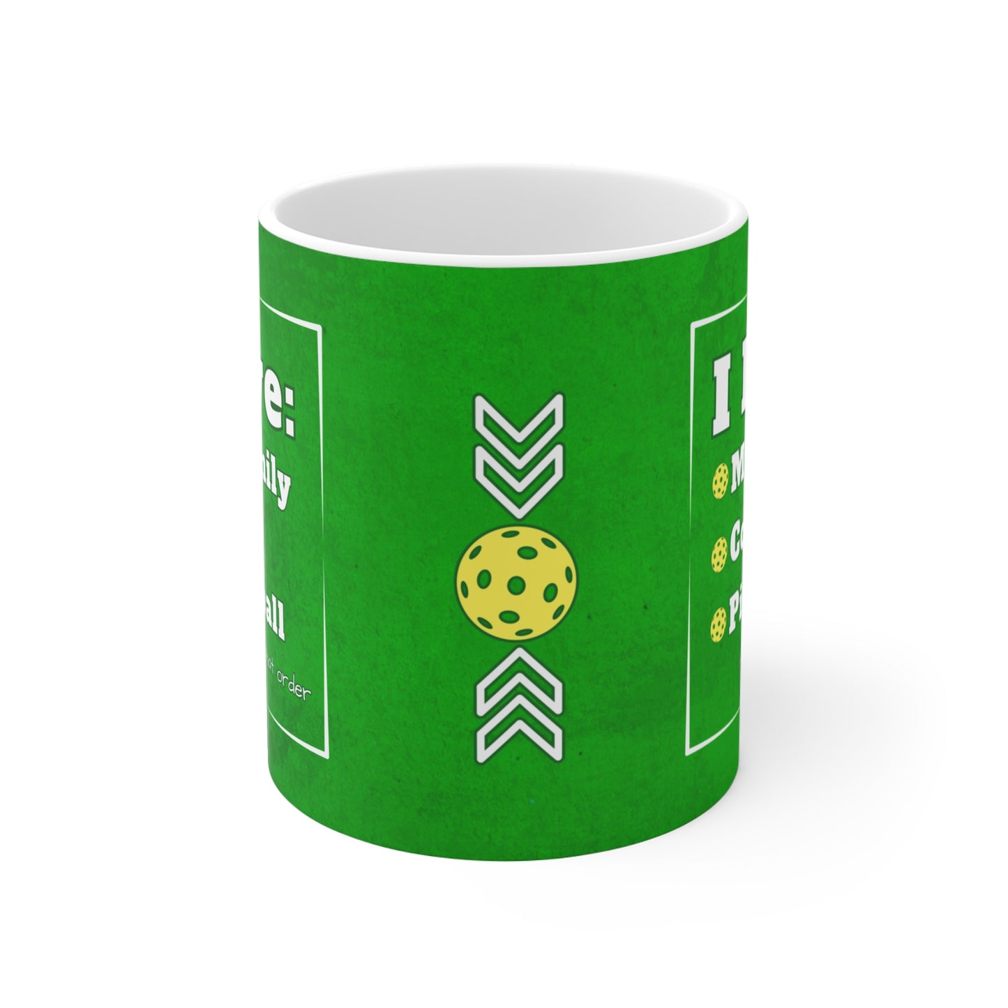 I Love Family, Coffee and Pickleball Mug - Pickleballer coffee mug cup