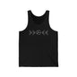 Modern Pickleball Tank Top style - Unisex style to wear on and off the court-gift or court apparel-dark image