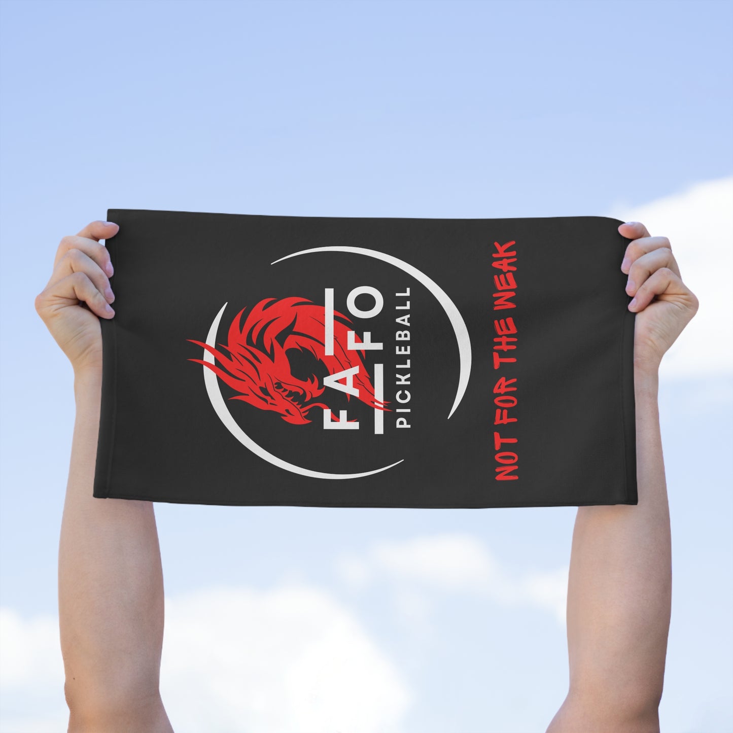 FAFO Pickleballs Towel - Savage Banger pickleball player sports rally kitchen bathroom towel