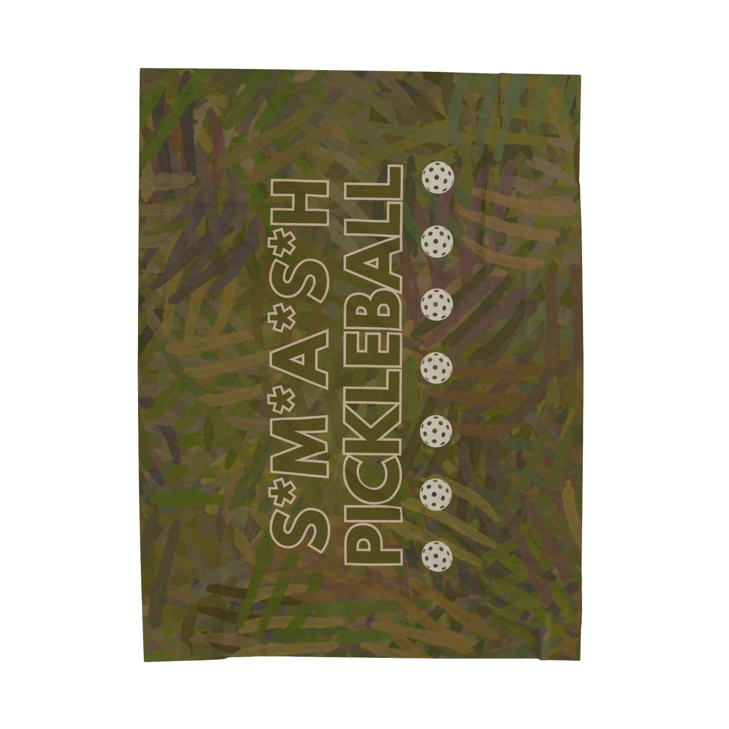 Plush Blanket - Pickleball Design, Small to Extra Large sizes - Gift for Home | Smash pickleball style