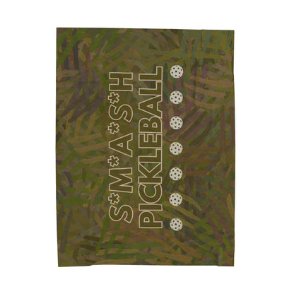 Plush Blanket - Pickleball Design, Small to Extra Large sizes - Gift for Home | Smash pickleball style
