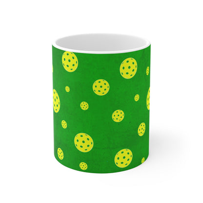 Pickleball in Space Coffee Mug - Pickleballer mug cup ceramic