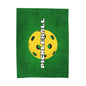 Plush Blanket - Pickleball Design, Small to Extra Large sizes - Gift for Home | yellow ball green background style