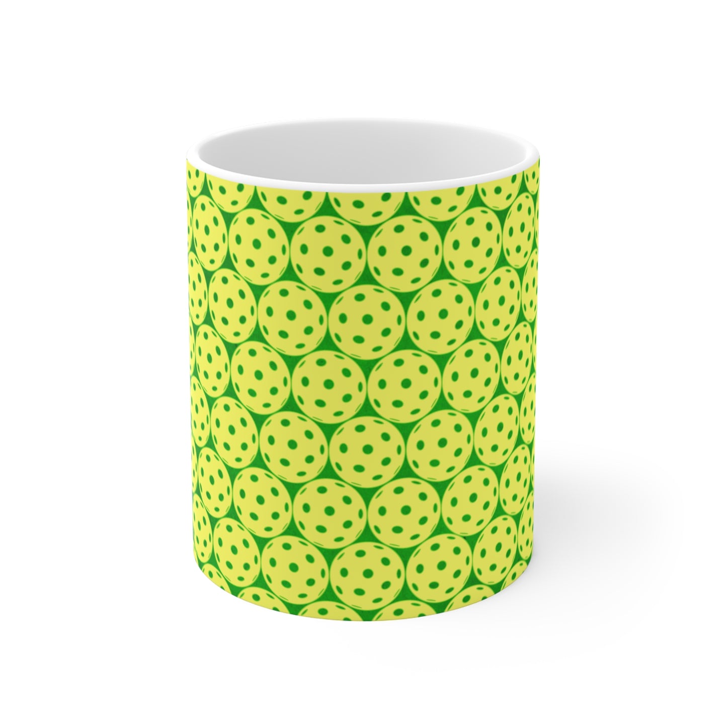 Pickleballs Everywhere Coffee Mug - Pickleballer cup glass mug for Pickleball