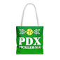 PDX Green Pickleball Tote Bag - Portland Oregon Pickleball gear shopping paddle tote
