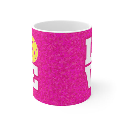 Love Pickleball Mug - Pickleball coffee mug cup for Pickleball players