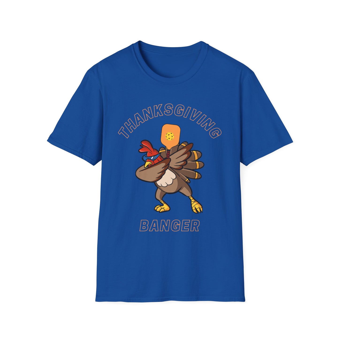 Thanksgiving Turkey Banger Pickleball Unisex T-Shirt, Pickleball Game, Thankful Turkey Tee, Sports Shirt, Pickleball Lover Gift