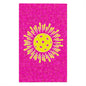 Pickleball Burst Pink Towel - pickleball player sports rally kitchen bathroom towel