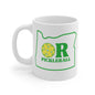 Oregon Pickleball Coffee Mug White - Pickleballer drink glass mug