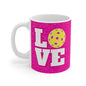 Love Pickleball Mug - Pickleball coffee mug cup for Pickleball players