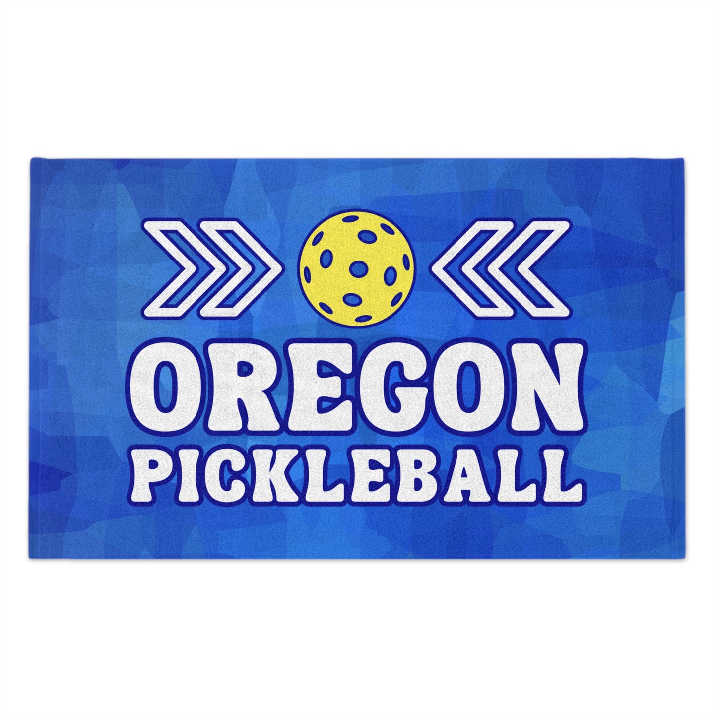 OREGON Blue Pickleball Rally Towel - courts, kitchen, bathroom towel for Pickleball player