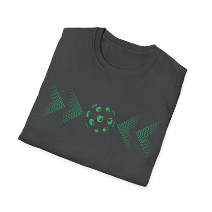 Minimalist Pickleball T-Shirt on or off the court-Unisex style and extra softness for ease wear-gift or court apparel-green image