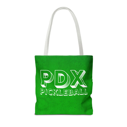Modern Green PDX Pickleball Tote Bag - Portaland Oregon pickleball gear bag shopping and courts