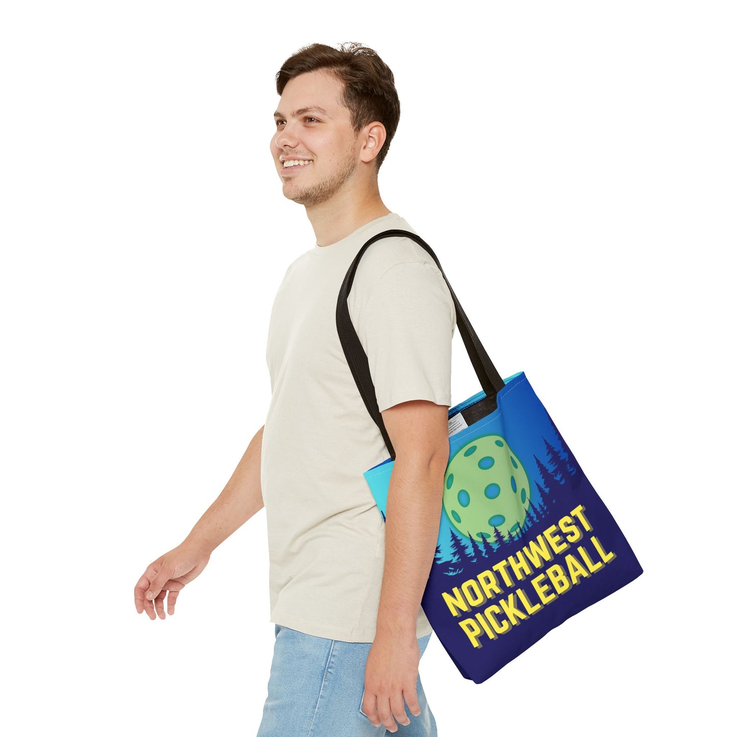 Northwest Pickleball Tote Bag - oregon washington pickleball bag tote shopping travel