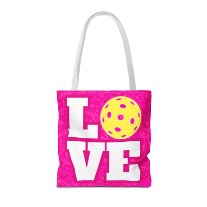 Love Pickleball Tote Bag - Pickleball shopping gear bag