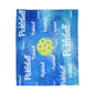 Plush Blanket - Pickleball Design, Small to Extra Large sizes - Gift for Home | the court is calling and I must go style