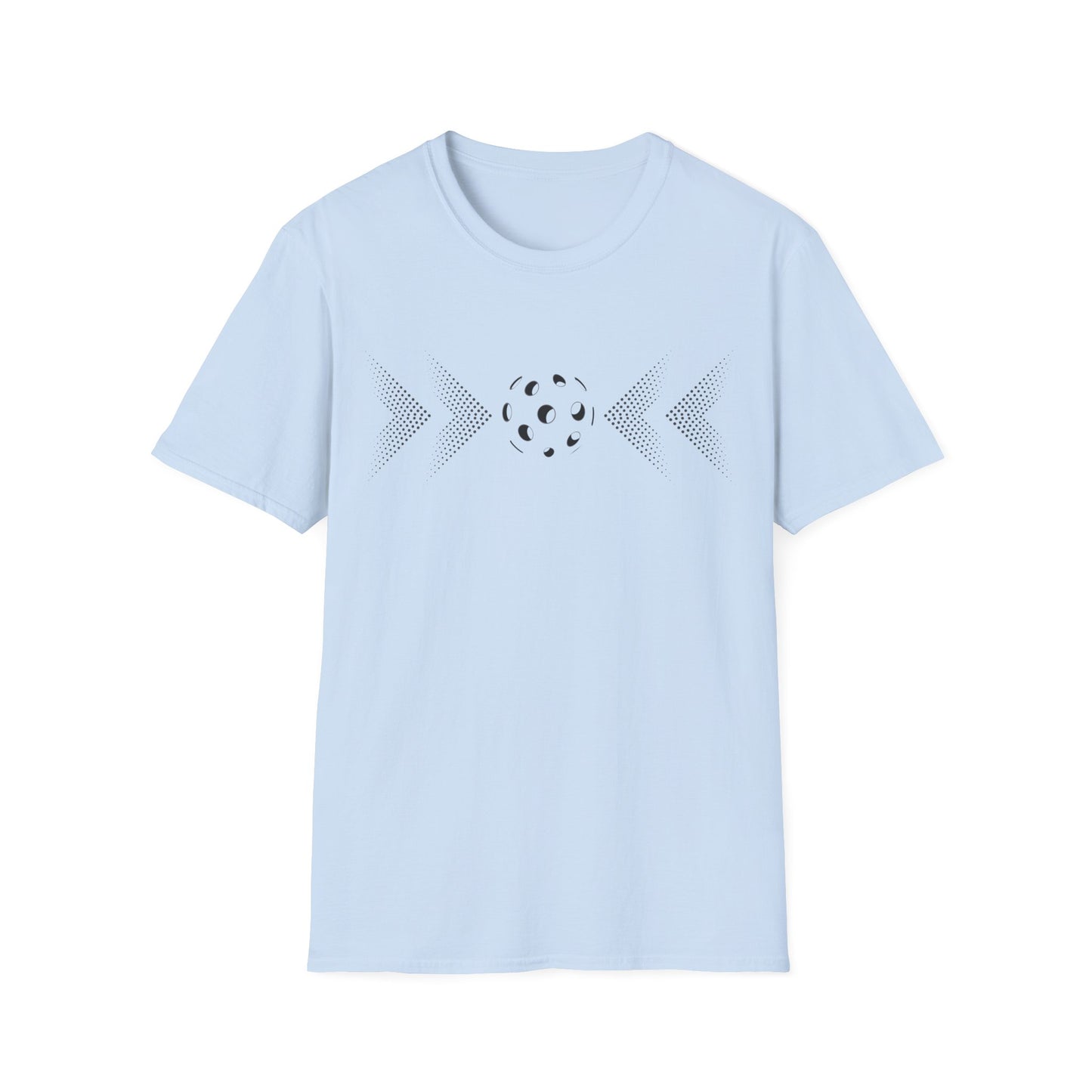 Modern Pickleball T-Shirt on or off the court-Unisex style and extra softness for ease wear-gift or court apparel-dark image