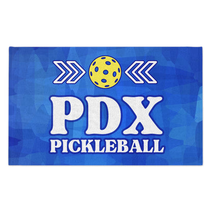 PDX Blue Pickleball Rally Towel - courts, kitchen, bathroom towel for Pickleball player