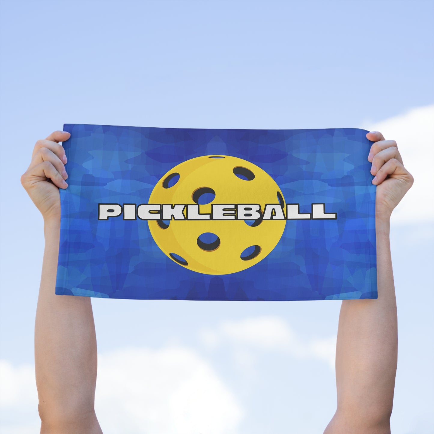 Cosmic Pickleball Rally Towel - courts, kitchen, bathroom towel for Pickleball player