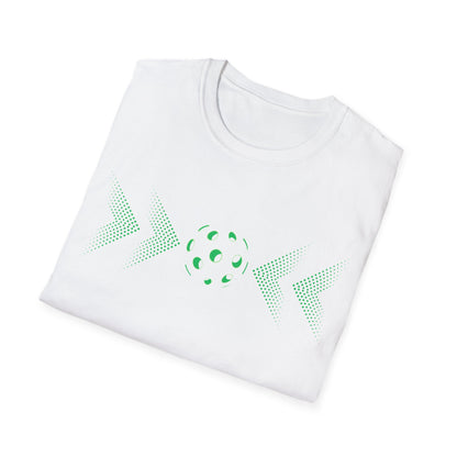 Minimalist Pickleball T-Shirt on or off the court-Unisex style and extra softness for ease wear-gift or court apparel-green image