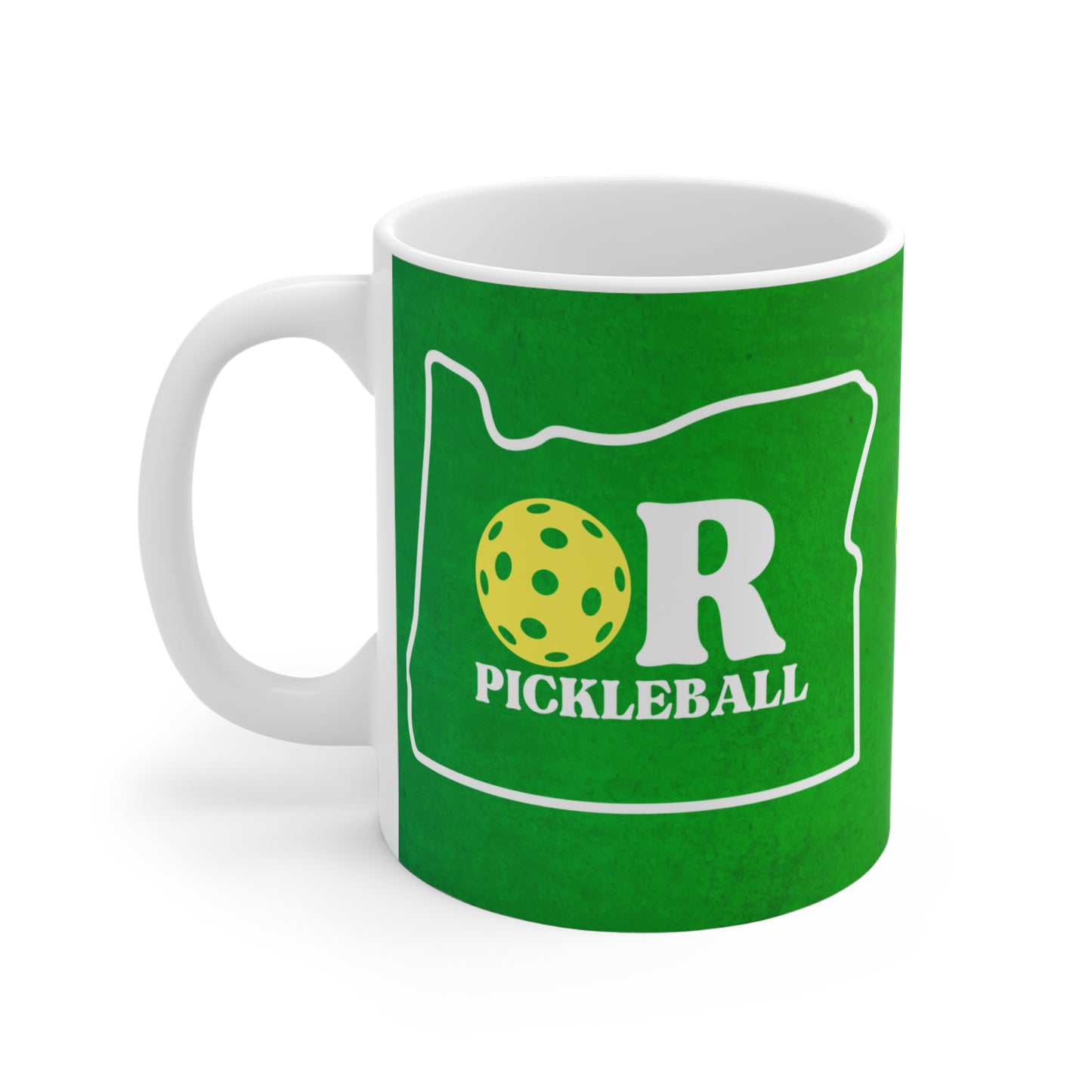 Oregon Green Pickleball Coffee Mug - Oregon state pickleballer cup mug