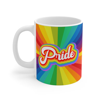 Pride Rainbow Coffee Mug - Cup ceramic Mug LGTBQ