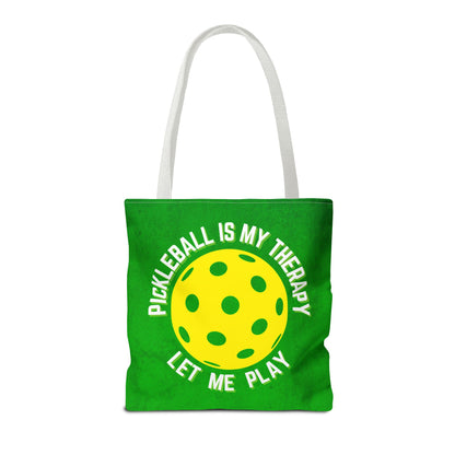 Pickleball is my Therapy Tote Bag - Pickleball player bag for courts shopping tote bag
