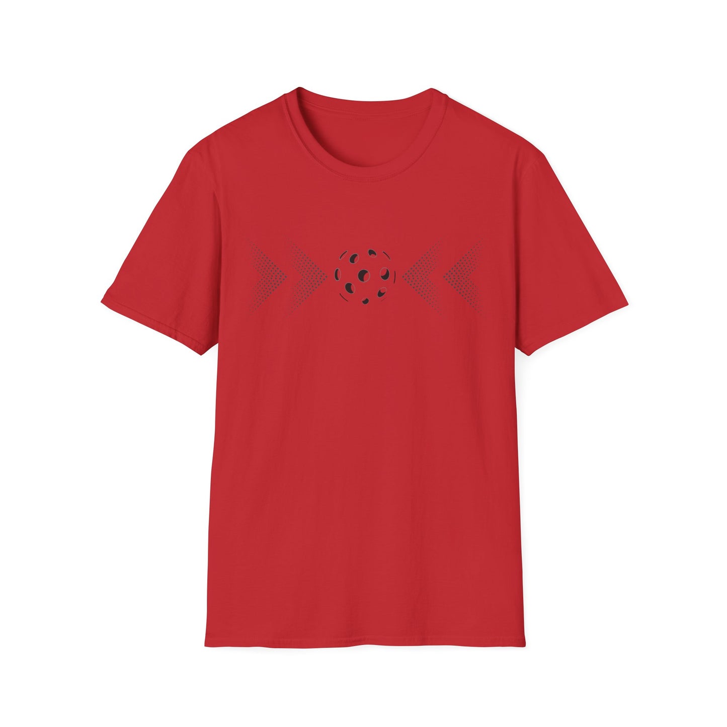 Modern Pickleball T-Shirt on or off the court-Unisex style and extra softness for ease wear-gift or court apparel-dark image