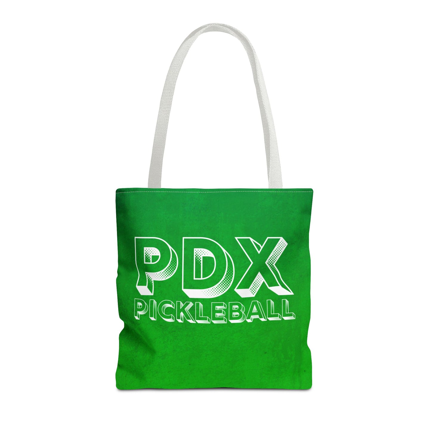 Modern Green PDX Pickleball Tote Bag - Portaland Oregon pickleball gear bag shopping and courts