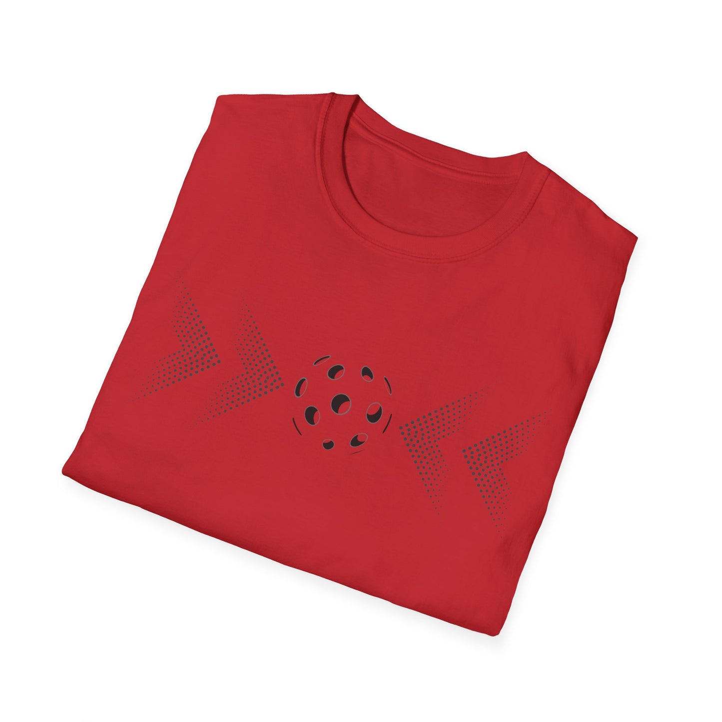 Modern Pickleball T-Shirt on or off the court-Unisex style and extra softness for ease wear-gift or court apparel-dark image